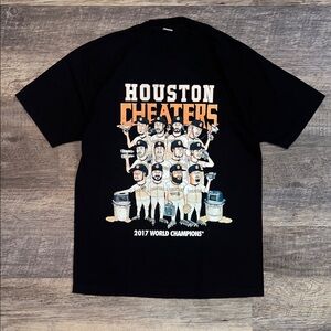 2017 Houston Cheaters Undefeated T-Shirt